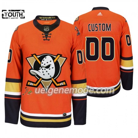 Kinder Eishockey Anaheim Ducks Trikot Custom Adidas 2019-2020 Orange Authentic